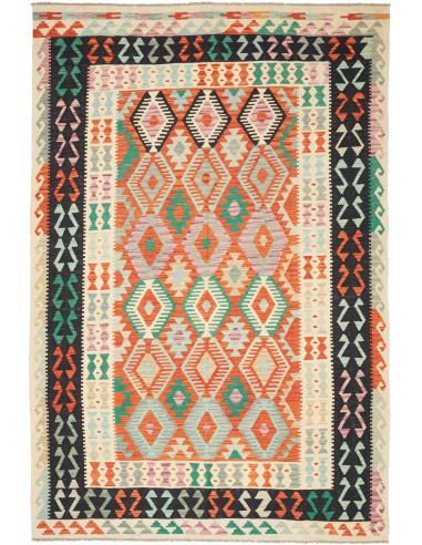 Kilim Pakistan argento e perù 204x304