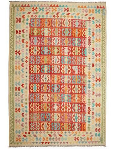 Kilim Pakistan abbronzatura e cioccolato 254x350