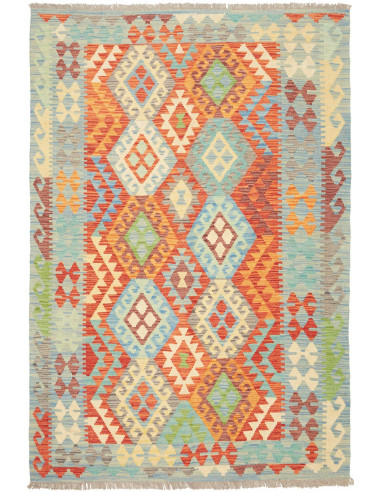 Kilim Pakistan abbronzatura e argento 151x205
