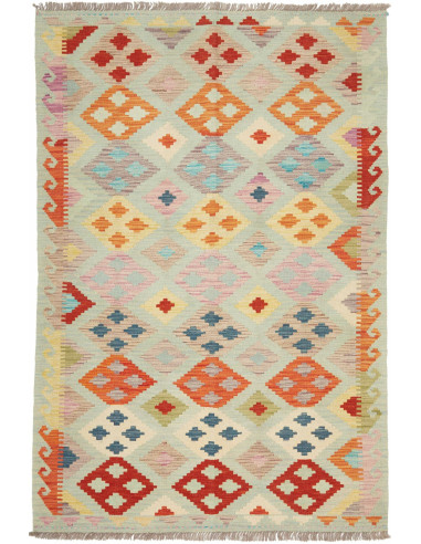 Kilim Pakistan abbronzatura e abbronzatura 122x176