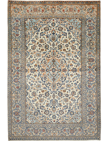 Kashan Persia argento e grigio tenue 202x307