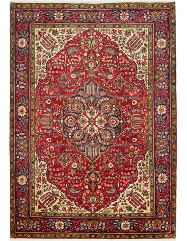 Tabriz Persia terra di siena e grigio ardesia scuro 208x297