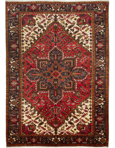 Gorawan Persia grigio ardesia scuro e terra di siena 195x280