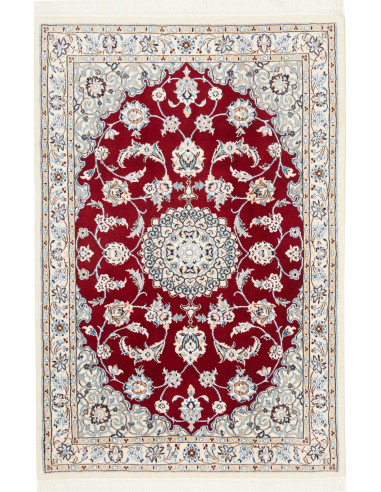 Nain 9La Persia marrone rossiccio e marrone rossiccio 100x151
