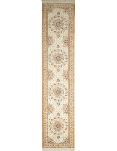Isfahan Persia argento e marrone rosato 87x398