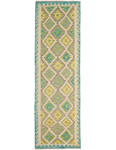 Kilim Pakistan abbronzatura e grigio ardesia chiaro 74x247