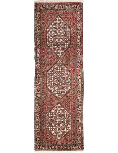 Bidjar Persia grigio tenue e grano 63x195