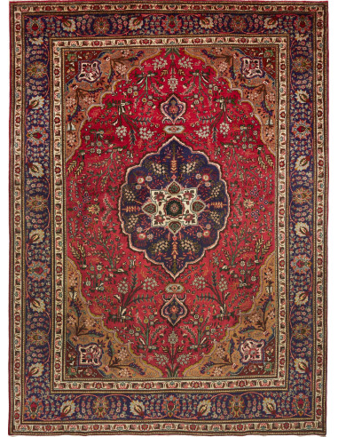 Tabriz Persia marrone sella e abbronzatura 250x342