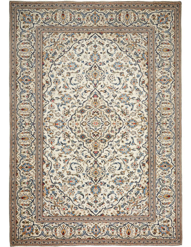 Kashan Persia grigio chiaro e grigio ardesia scuro 247x353