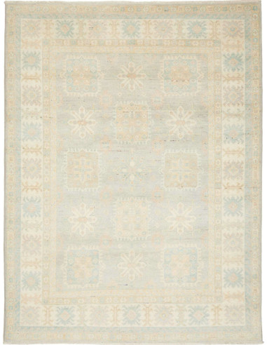 Kazak Pakistan grigio chiaro e grigio chiaro 150x196