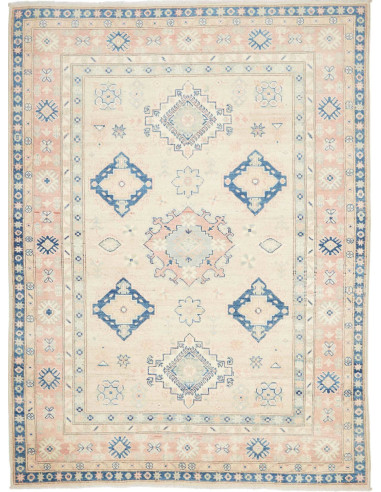 Kazak Pakistan grigio chiaro e grigio ardesia 148x201
