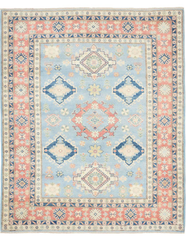 Kazak Pakistan grigio chiaro e grigio ardesia 159x194