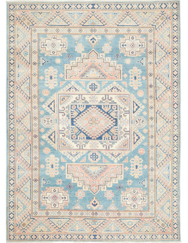 Kazak Pakistan grigio chiaro e gainsboro 149x208
