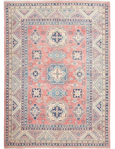 Kazak Pakistan argento e abbronzatura 152x214