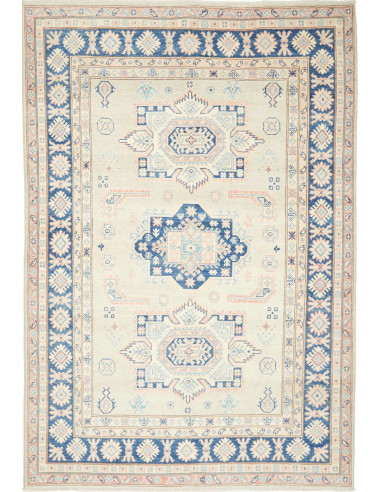 Kazak Pakistan grigio chiaro e grigio ardesia 170x249