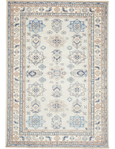 Kazak Fine Pakistan grigio chiaro e grigio tenue 175x250