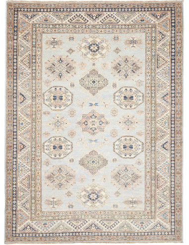 Kazak Fine Pakistan grigio chiaro e grigio tenue 178x238