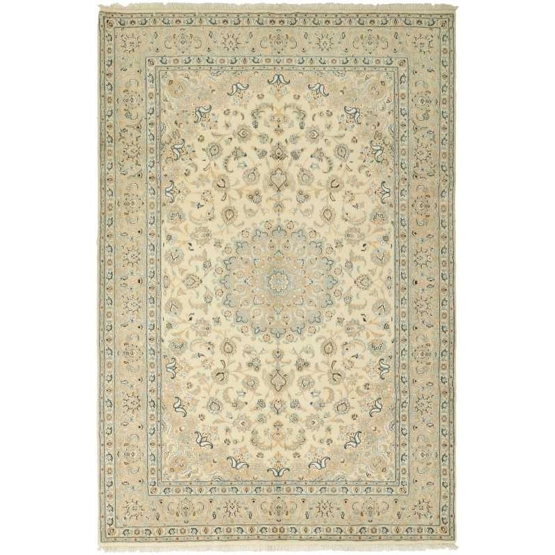 tappeto persia nain fine con seta cm 198x304 