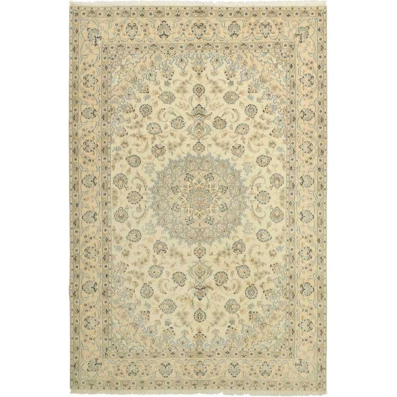 tappeto persia nain fine con seta cm 200x301 