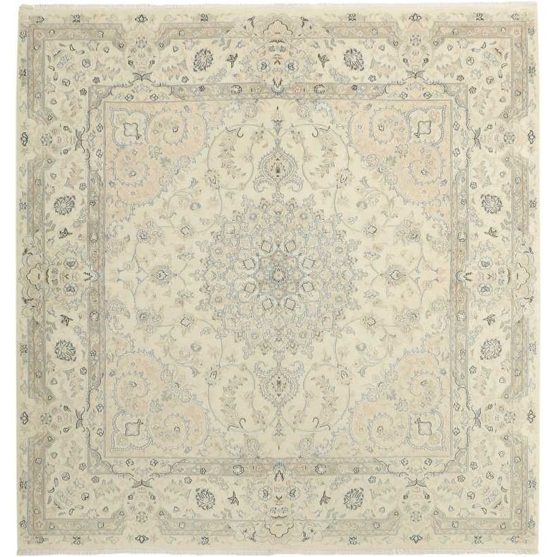 tappeto persia nain fine con seta cm 201x215 