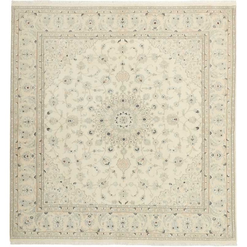 tappeto persia nain fine con seta cm 196x211 