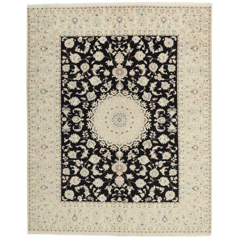 tappeto persia nain fine con seta cm 200x252 