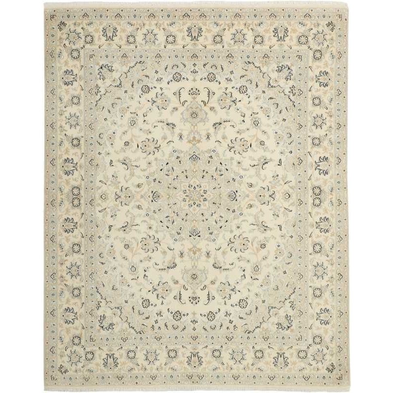 tappeto persia nain fine con seta cm 198x247 