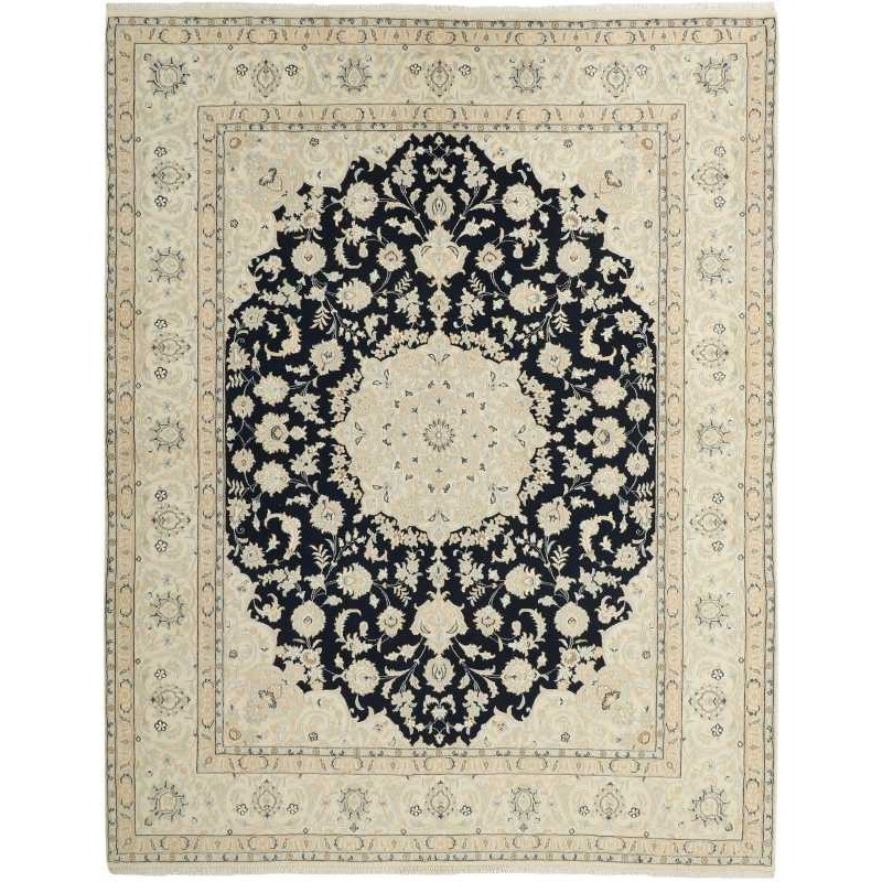 tappeto persia nain fine con seta cm 199x255 