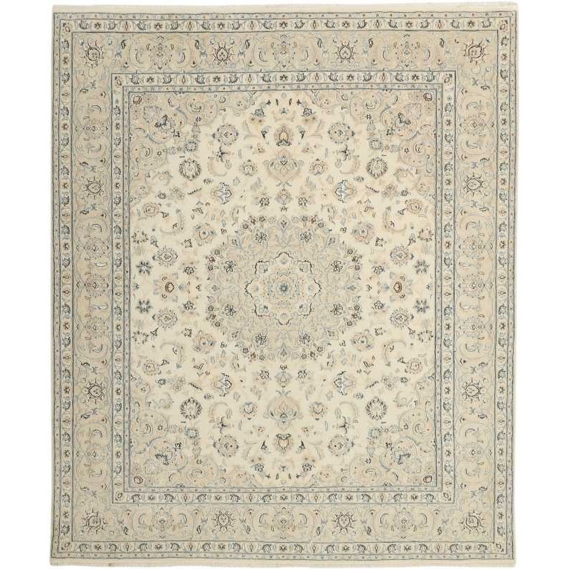 tappeto persia nain fine con seta cm 199x247 
