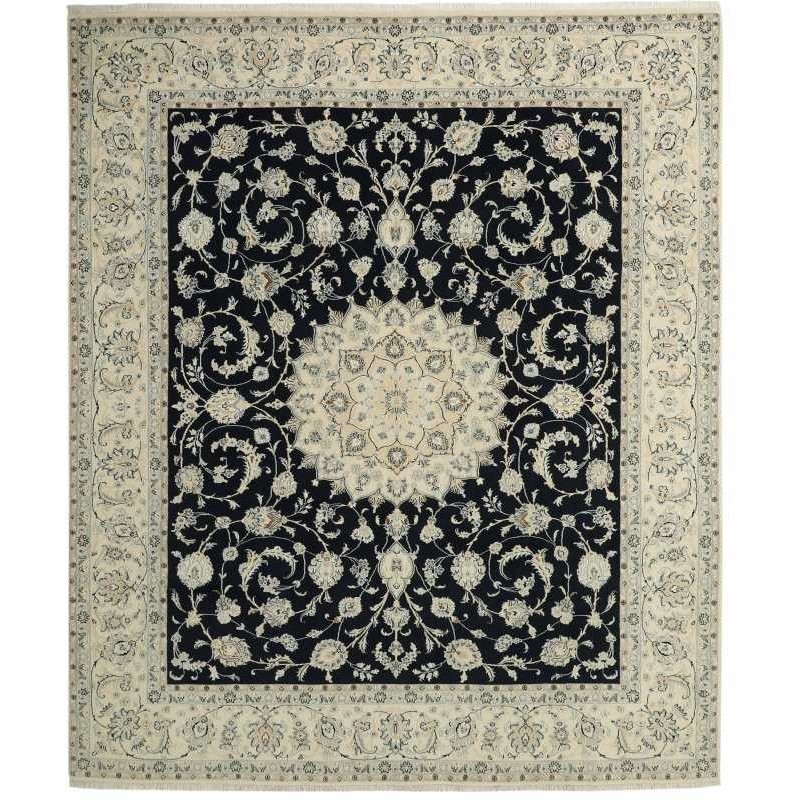 tappeto persia nain fine con seta cm 250x307 
