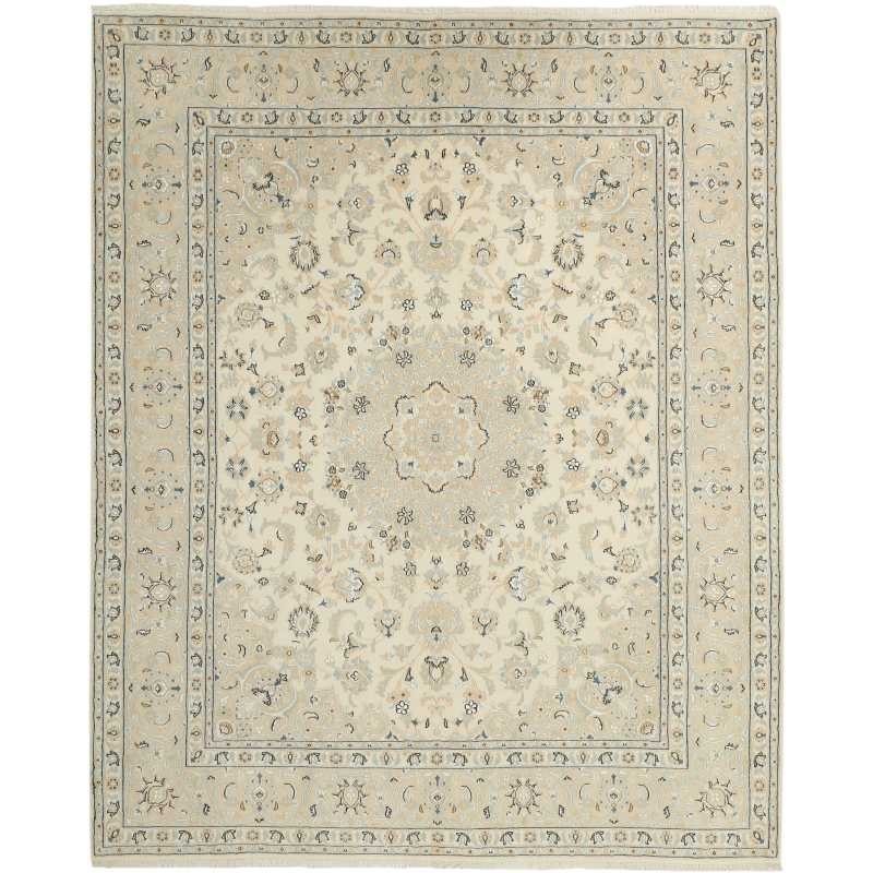 tappeto persia nain fine con seta cm 200x245 