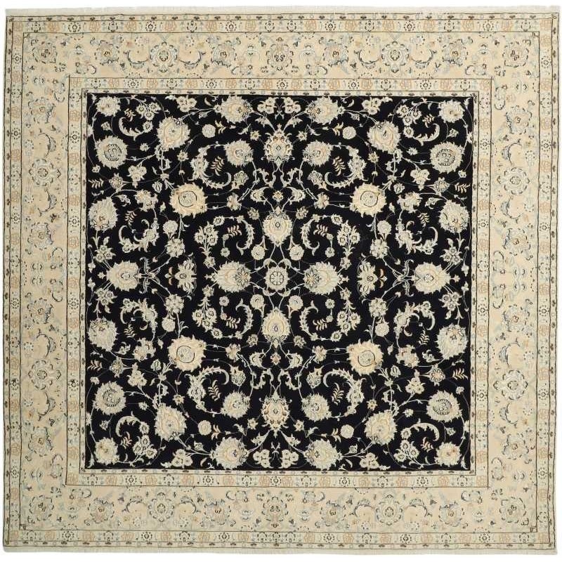 tappeto persia nain fine con seta cm 296x292 
