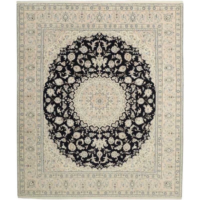 tappeto persia nain fine con seta cm 249x303 