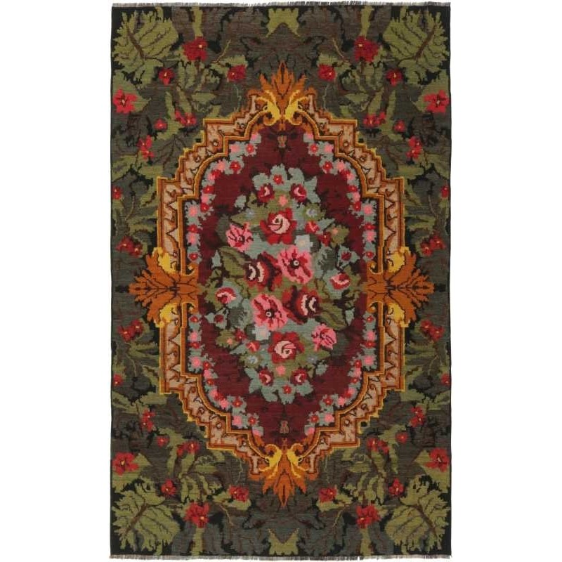 tappeto moldavia rose kelim old cm 173x272 