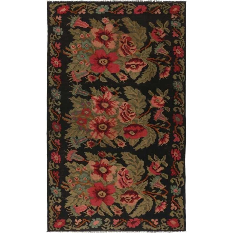 tappeto moldavia rose kelim old cm 184x297 