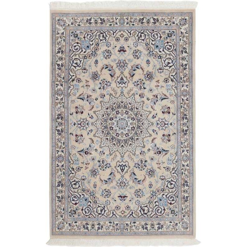 tappeto persia nain fine con seta cm 116x180 