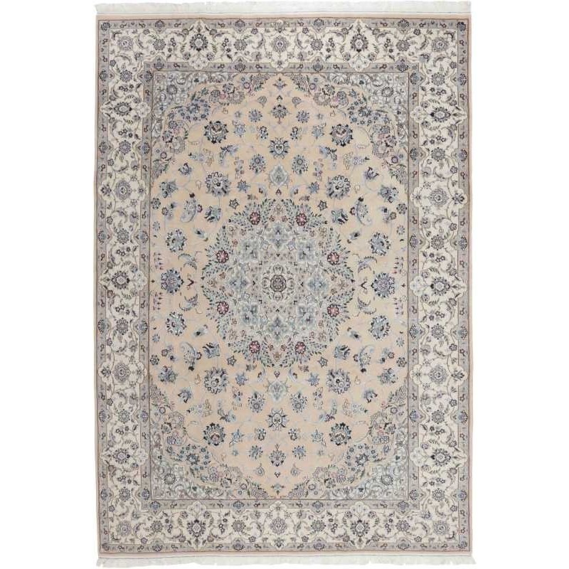 tappeto persia nain fine con seta cm 255x350 