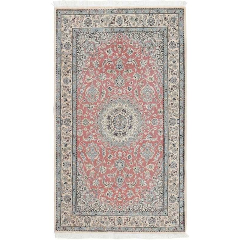 tappeto persia nain fine con seta cm 145x244 