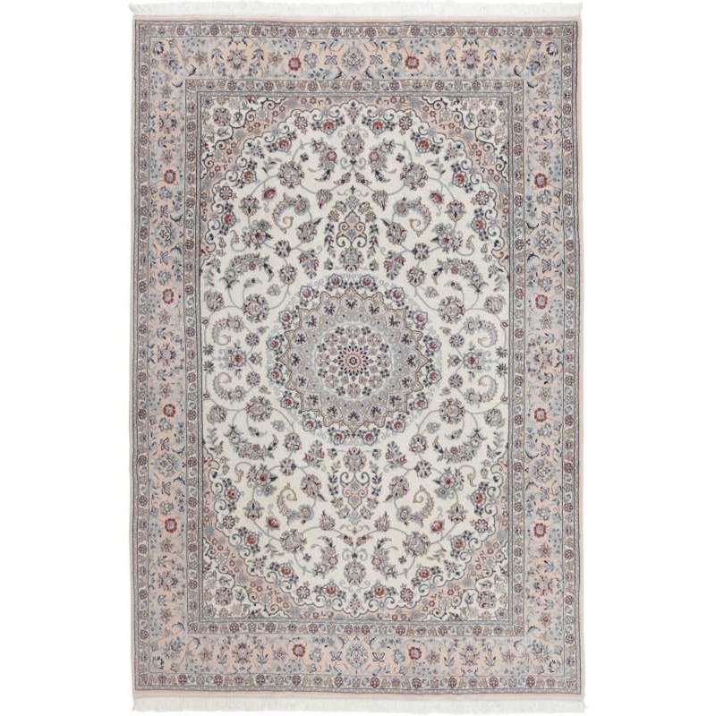 tappeto persia nain fine con seta cm 205x305 