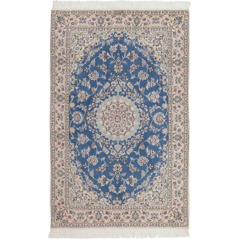 tappeto persia nain fine con seta cm 130x197 