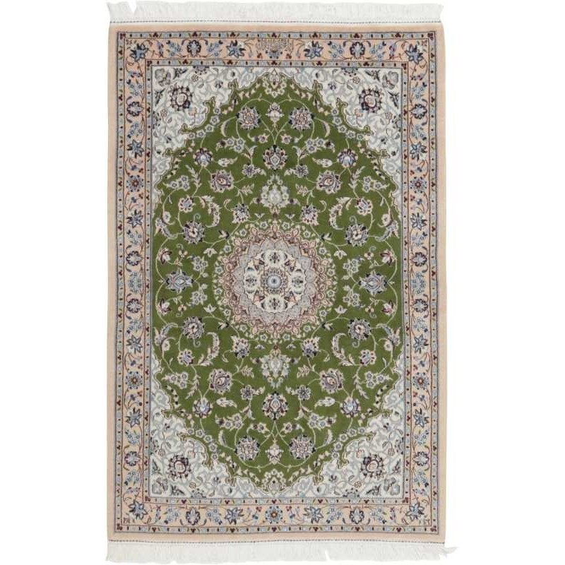 tappeto persia nain fine con seta cm 116x172 