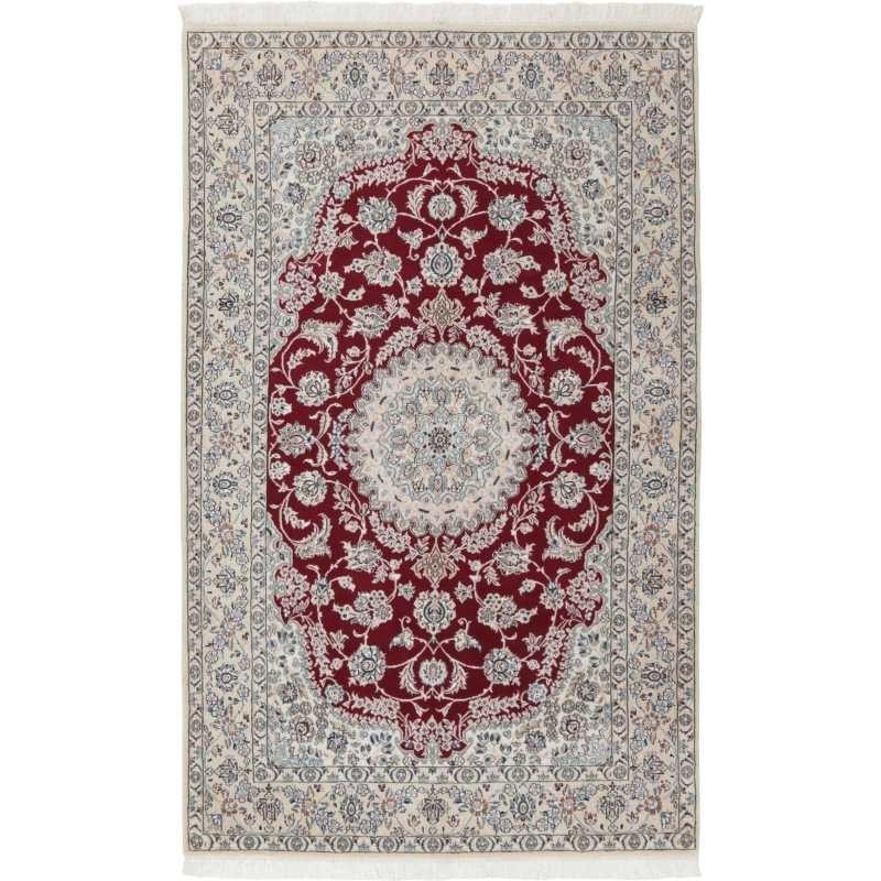 tappeto persia nain fine con seta cm 158x253 