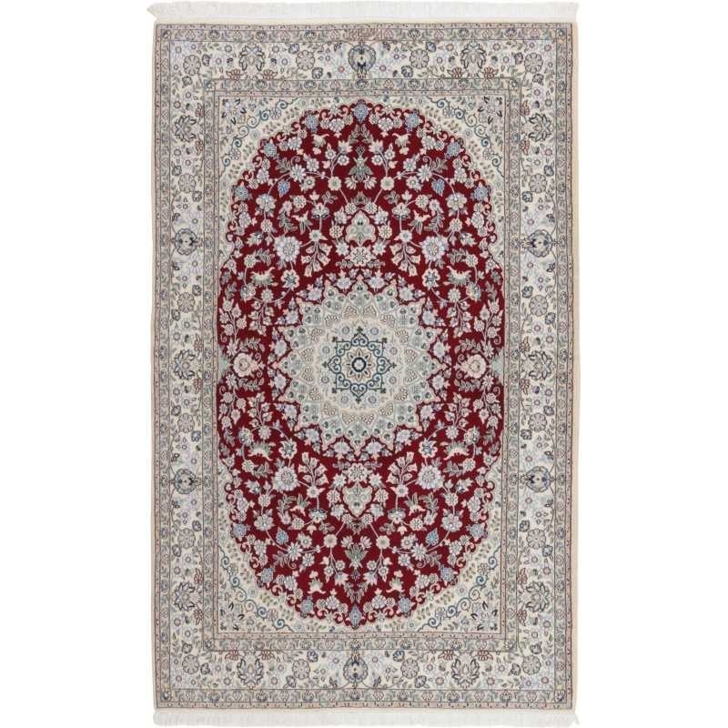 tappeto persia nain fine con seta cm 160x250 