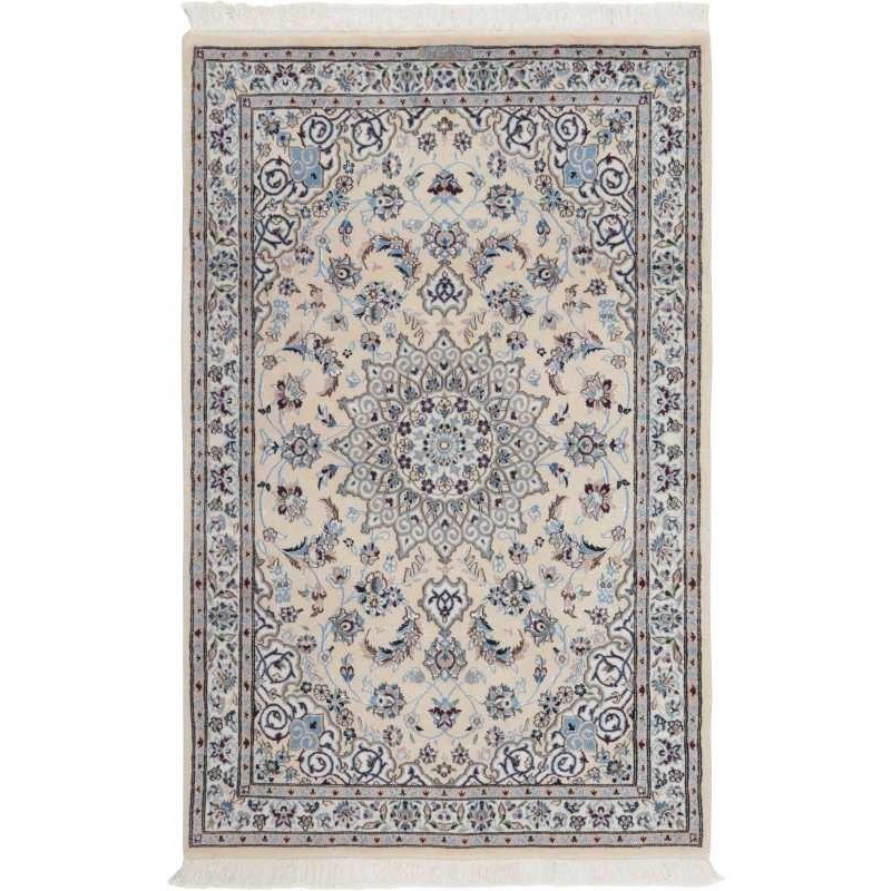tappeto persia nain fine con seta cm 115x177 
