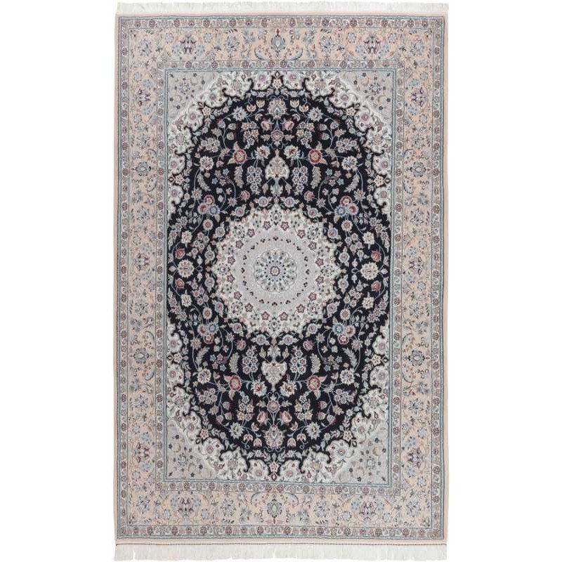 tappeto persia nain fine con seta cm 203x310 