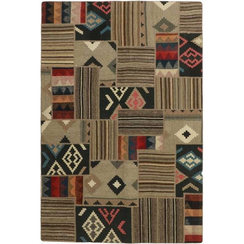 tappeto persia tekkeh kelim cm 156x231 