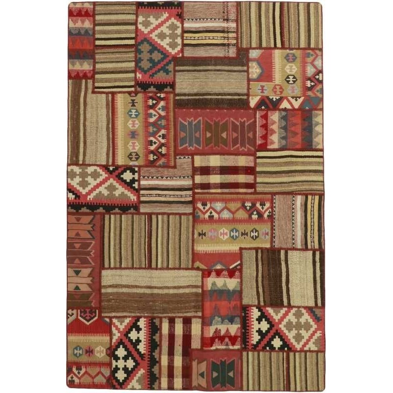 tappeto persia tekkeh kelim cm 157x230 