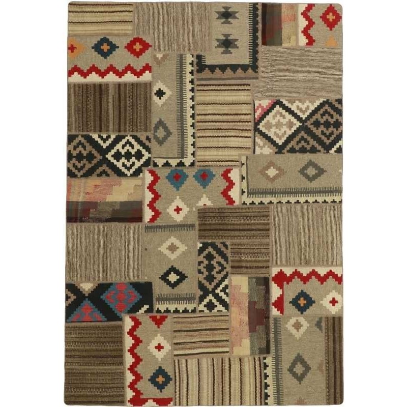 tappeto persia tekkeh kelim cm 159x230 