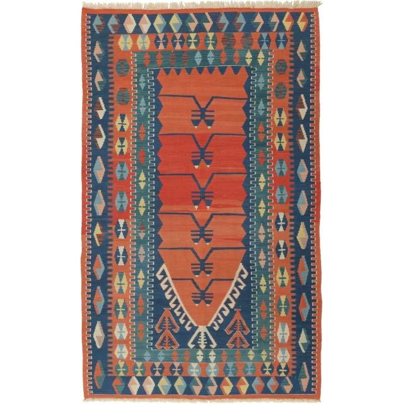 tappeto persia kelim old cm 141x230