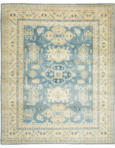 Kazak Pakistan argento e grigio tenue 242x293